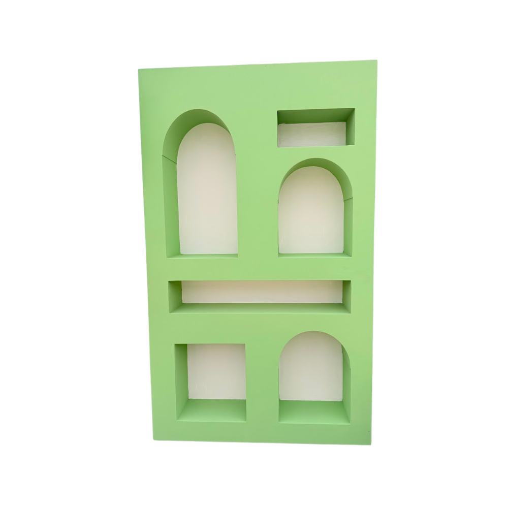 3D Accent Shelf Wall display for weddings in NY NJ PA CT.